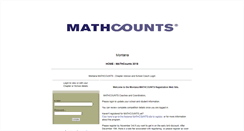 Desktop Screenshot of mtmathcounts.org